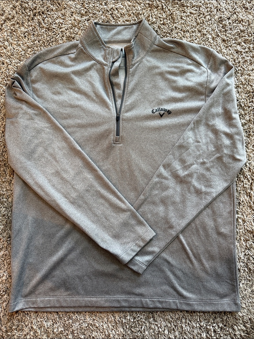 Callaway Performance quarter zip sweater.